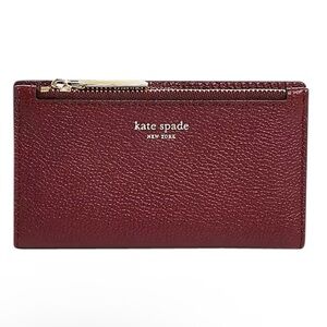 Kate Spade Maroon Leather Pouch
